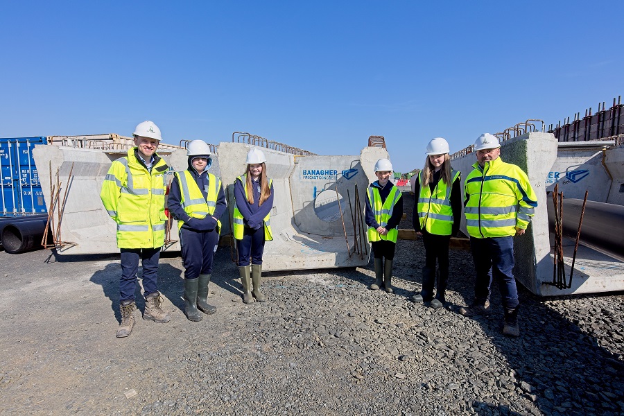 Winchburgh pupils work alongside developers to gain valuable career insights