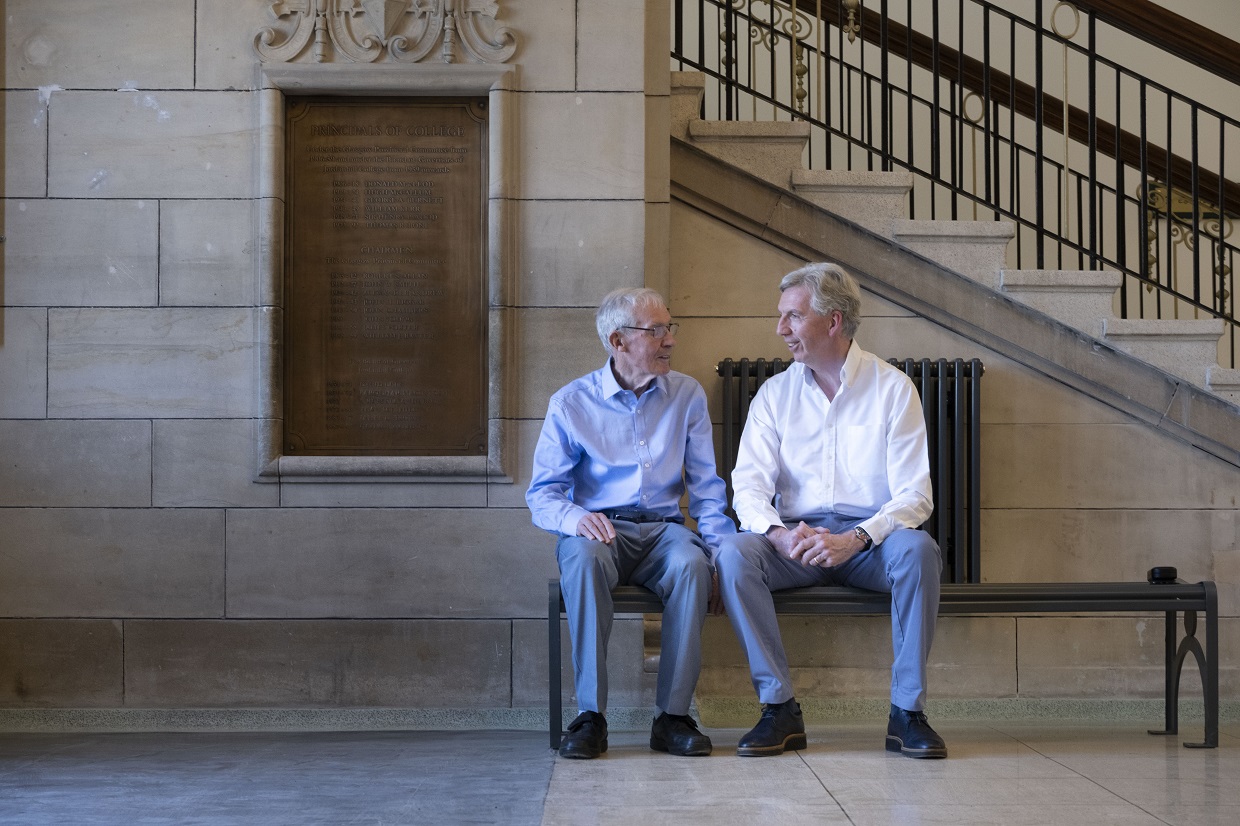 In Pictures: Former Jordanhill Principal returns to David Stow building 50 years on