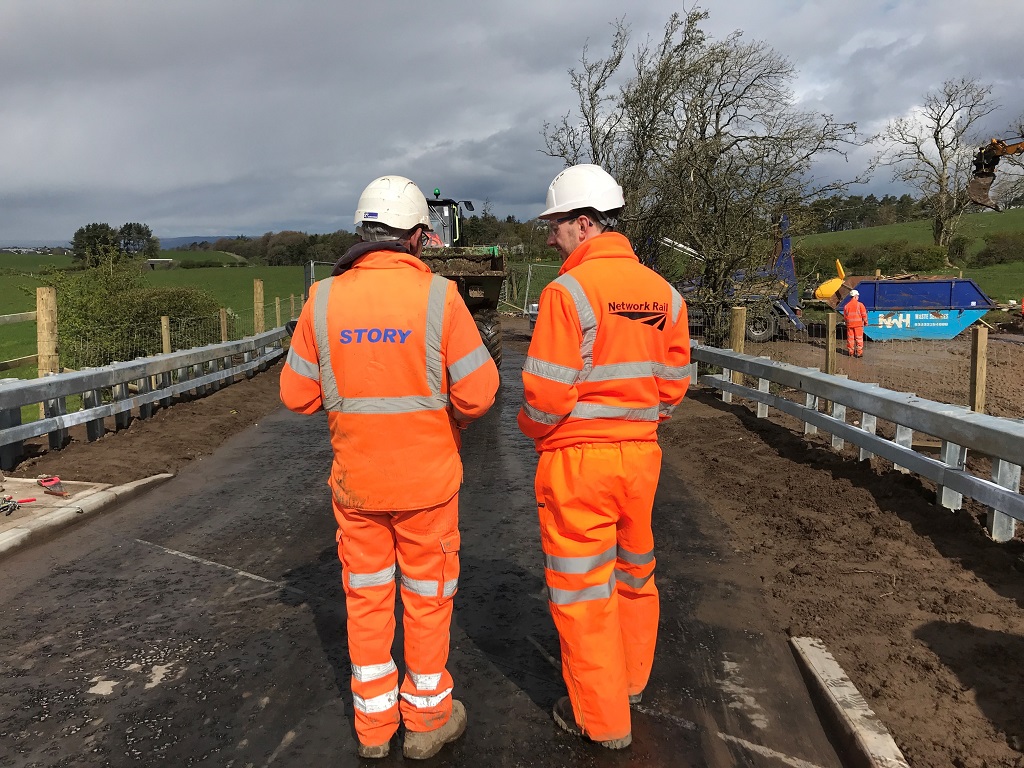 Thornton Road bridge reopens in East Kilbride