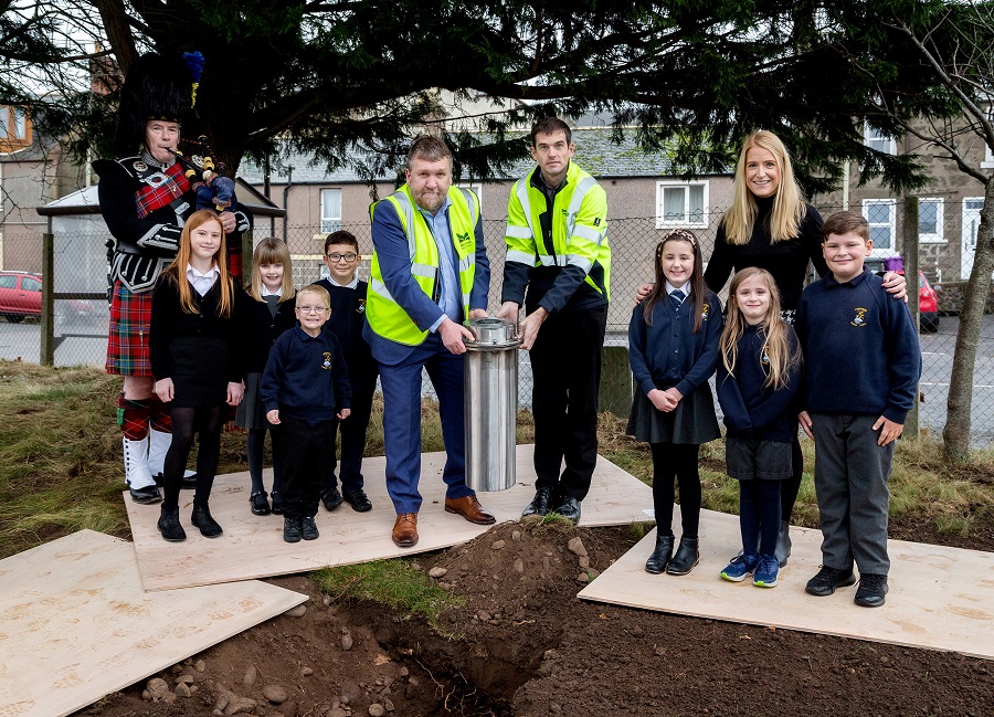 Time capsule marks milestone for Scotland’s biggest offshore wind farm