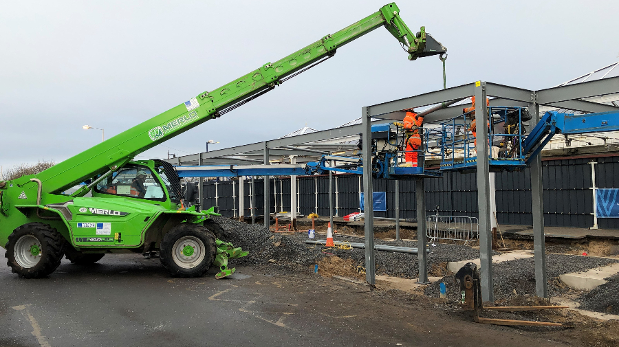 Troon station rebuild makes progress