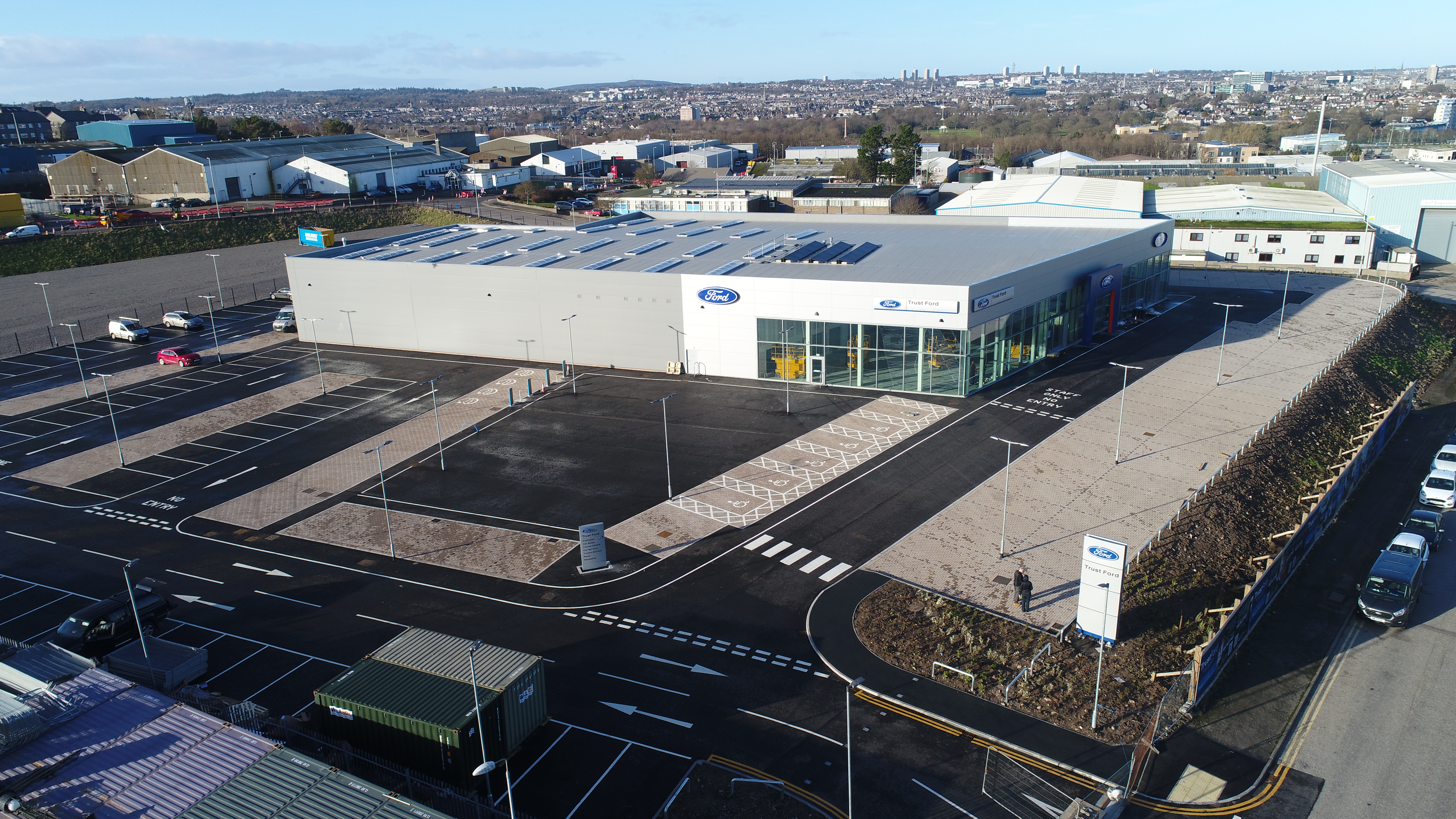 Knight Property Group completes TrustFord's £10m Aberdeen showroom and service facility