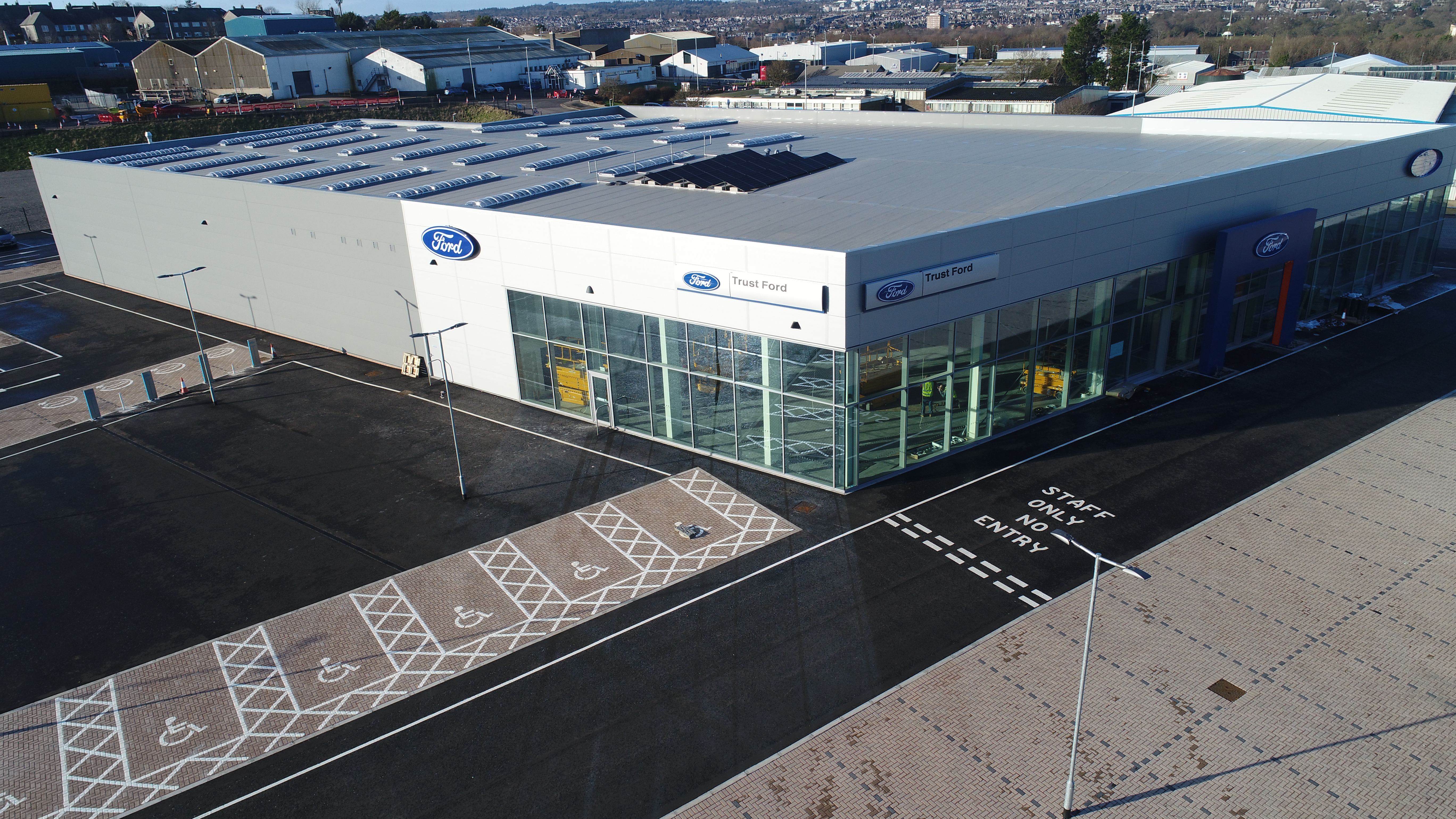 Knight Property Group completes TrustFord's £10m Aberdeen showroom and service facility