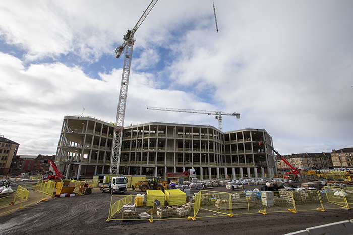 £113m University of Glasgow research hub tops out