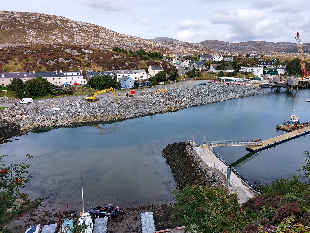 New images reveal progress of Tarbert Ferry Terminal upgrade