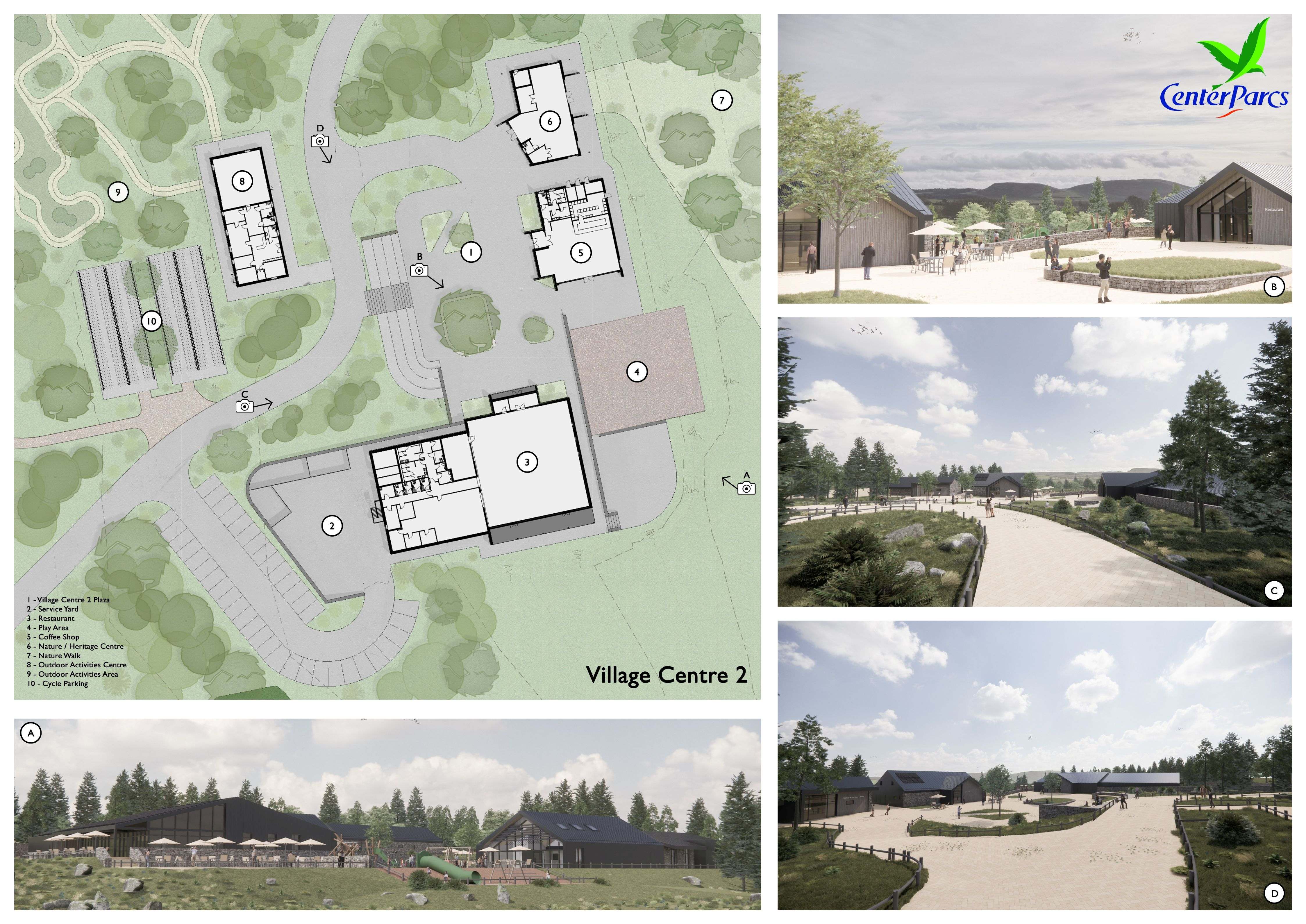 Center Parcs unveils flythrough of proposed Scottish village at final public consultation event