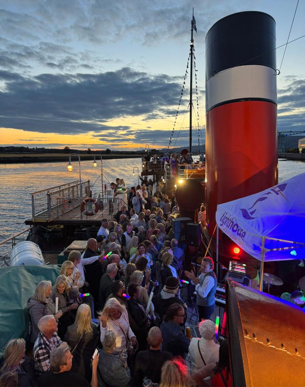 Lighthouse Charity hosts milestone event on iconic Waverley Paddle Steamer