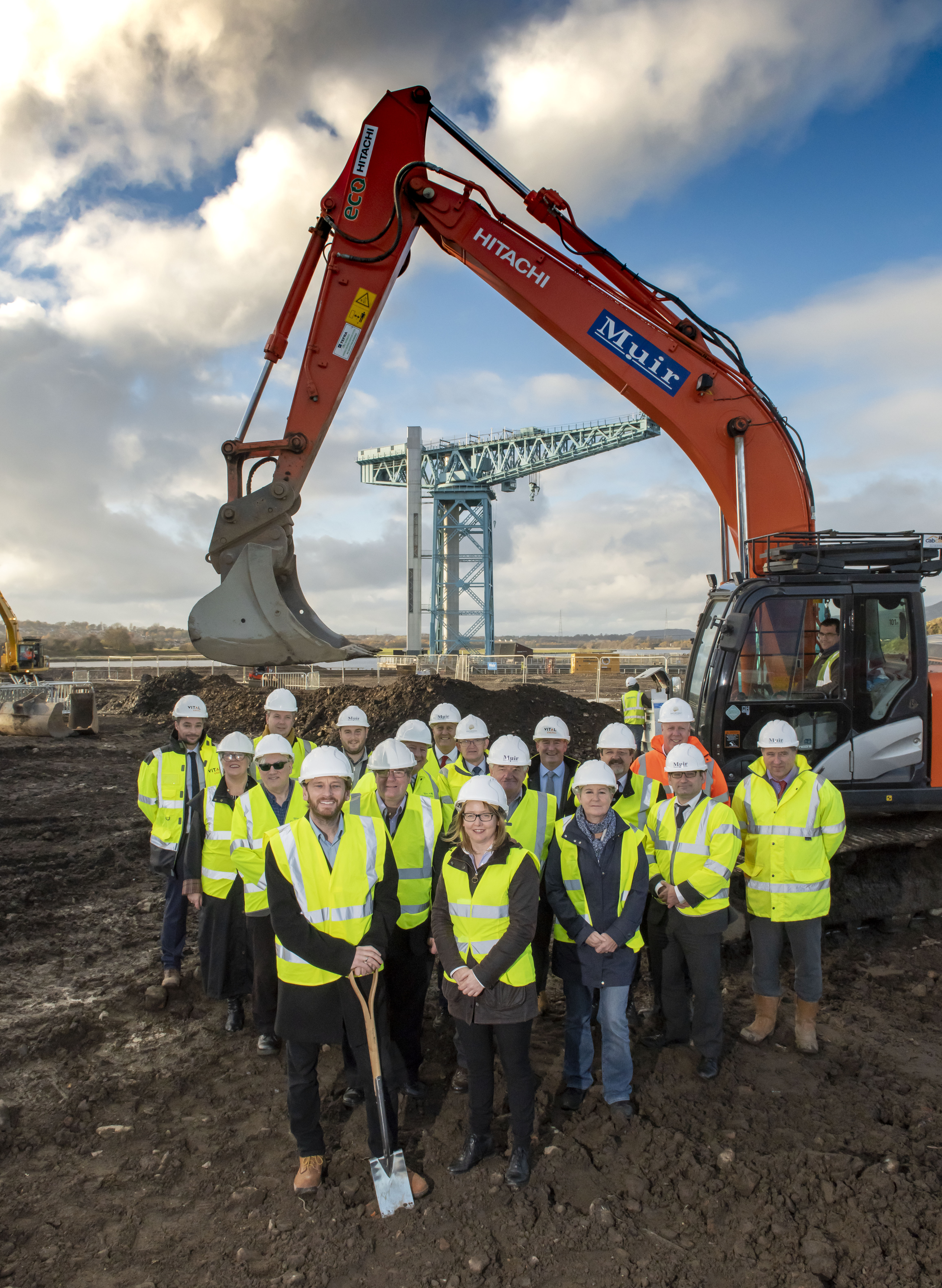 First sod cut on Clydebank district heating network