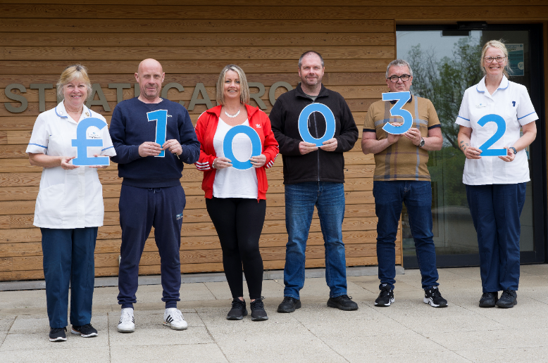 Walker Timber steps up to raise £10,000 for Strathcarron Hospice
