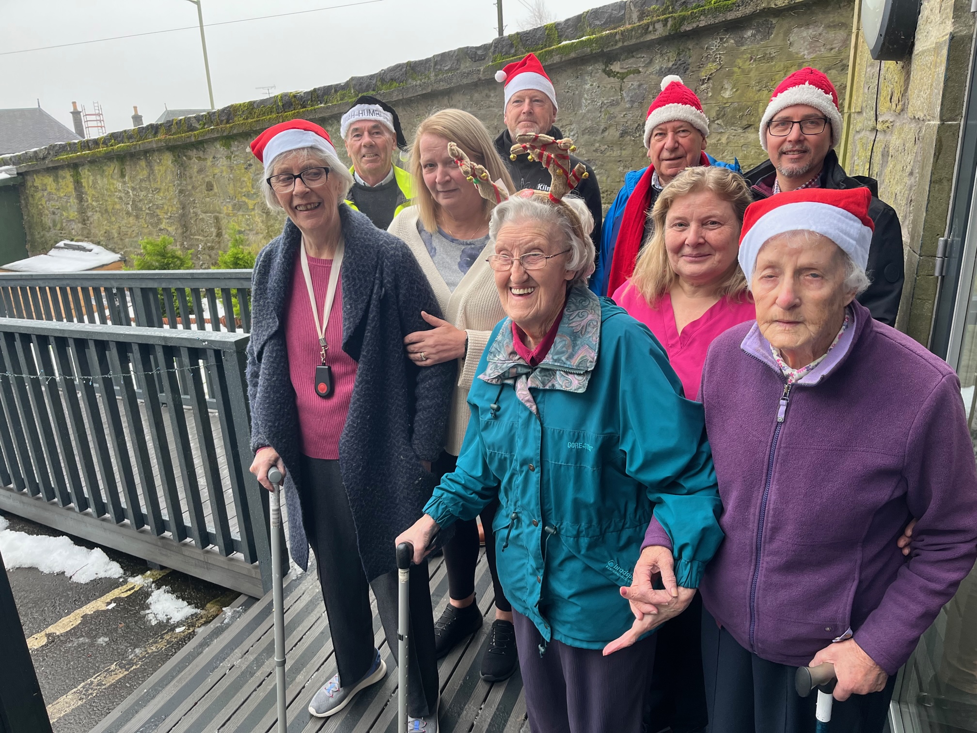 Kilmac delivers festive cheer for Perth care home residents
