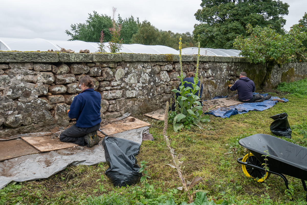 And finally... ‘Wallunteers’ build it better at Bannockburn House