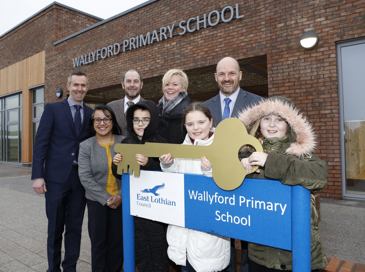 Keys handed over for £18.9m East Lothian primary school