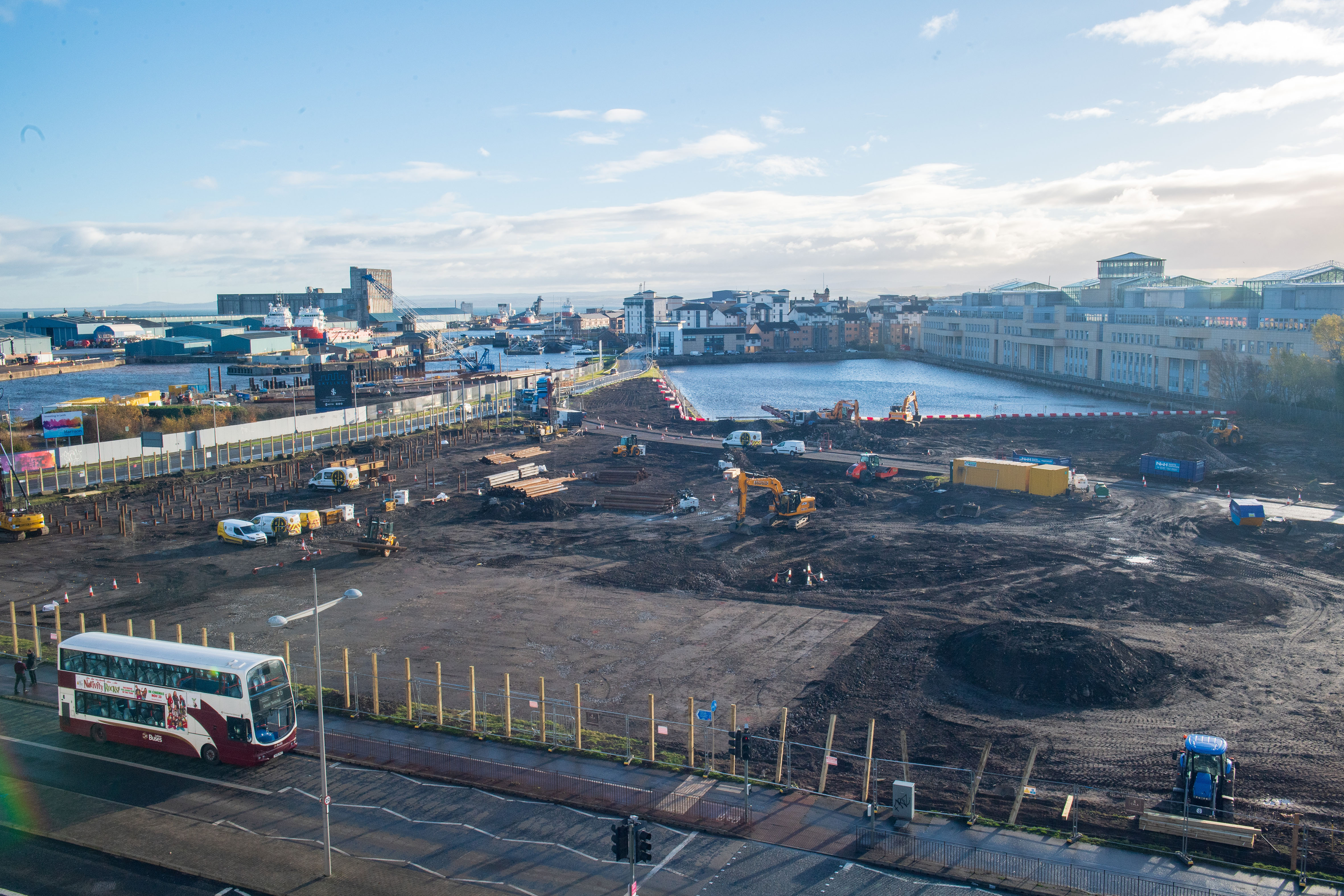 Major development underway at Leith waterfront