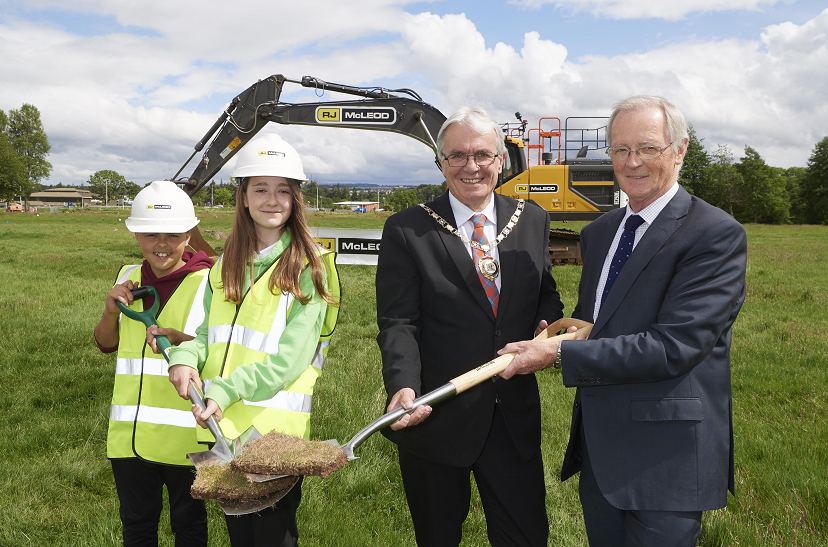 Turf cutting marks start of second stage of Inverness West Link