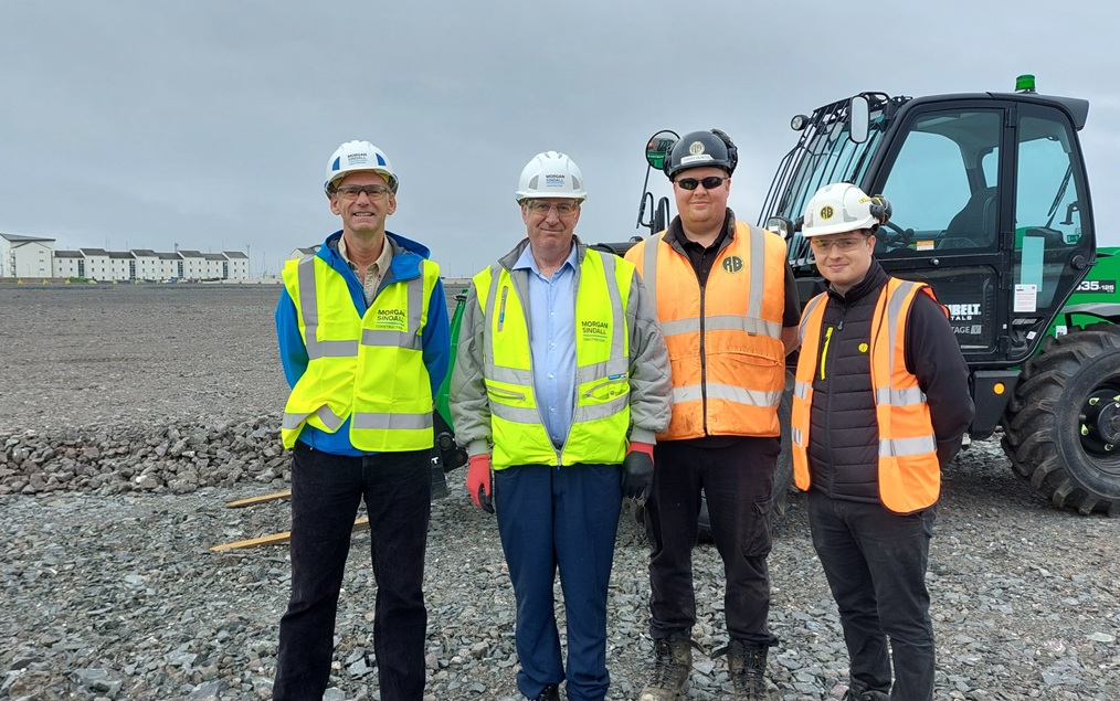 Construction work under way on new Ardrossan Community Campus