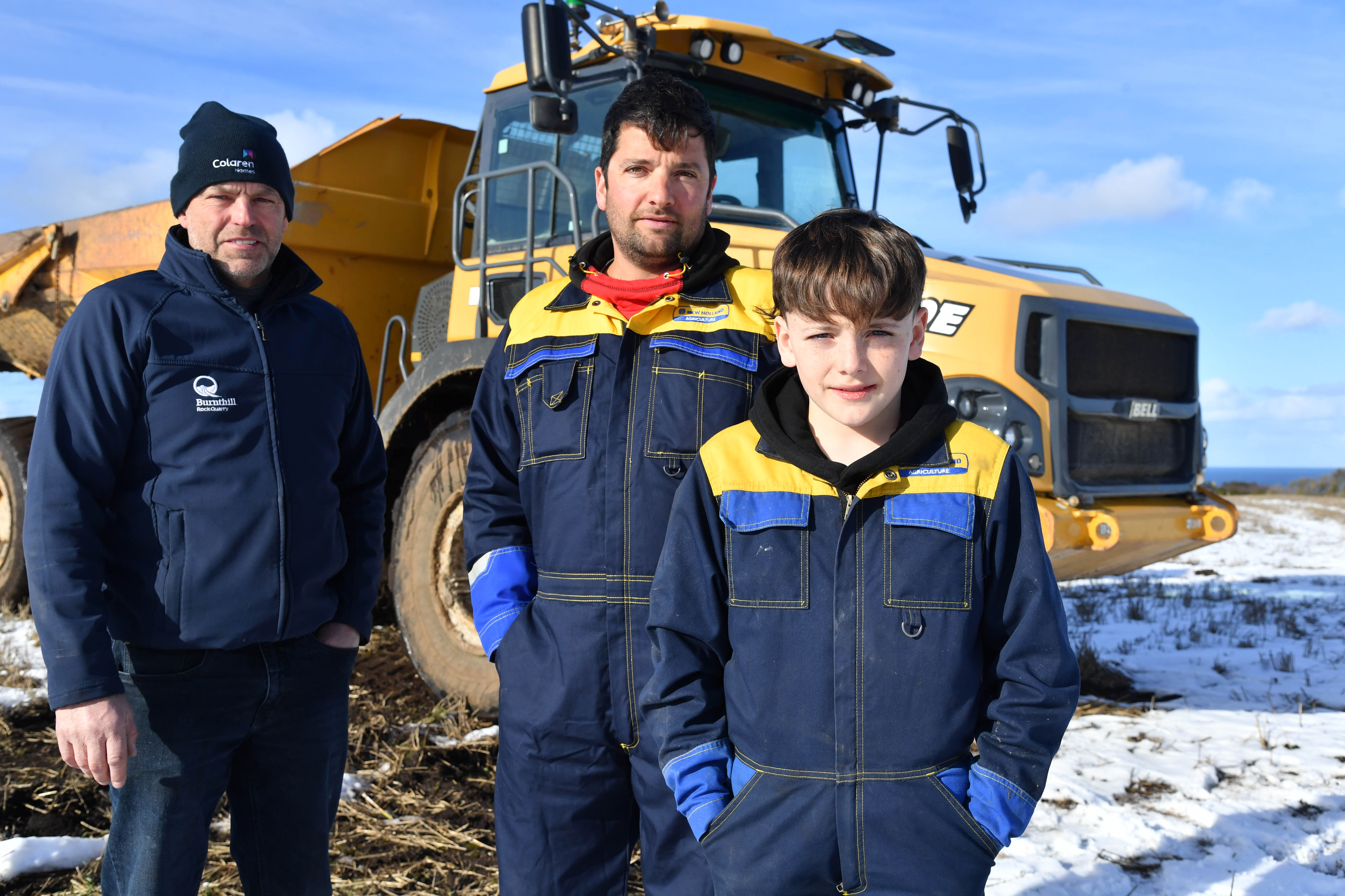 And finally... 13-year-old Jake proves truck driving is child's play