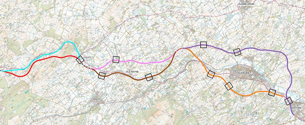 A96 Dualling East of Huntly to Aberdeen preferred option revealed