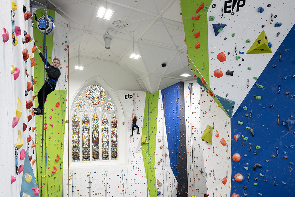 Former Kilmarnock church ascends to climbing glory