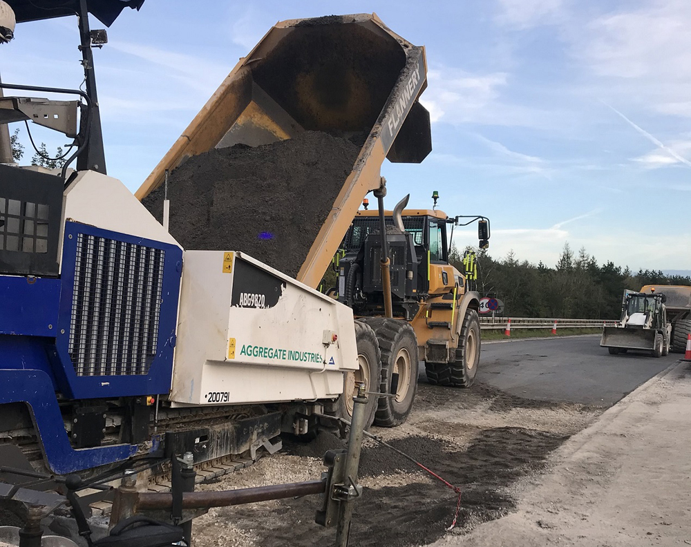 And finally… Work completed on UK’s first carbon neutral road improvement project