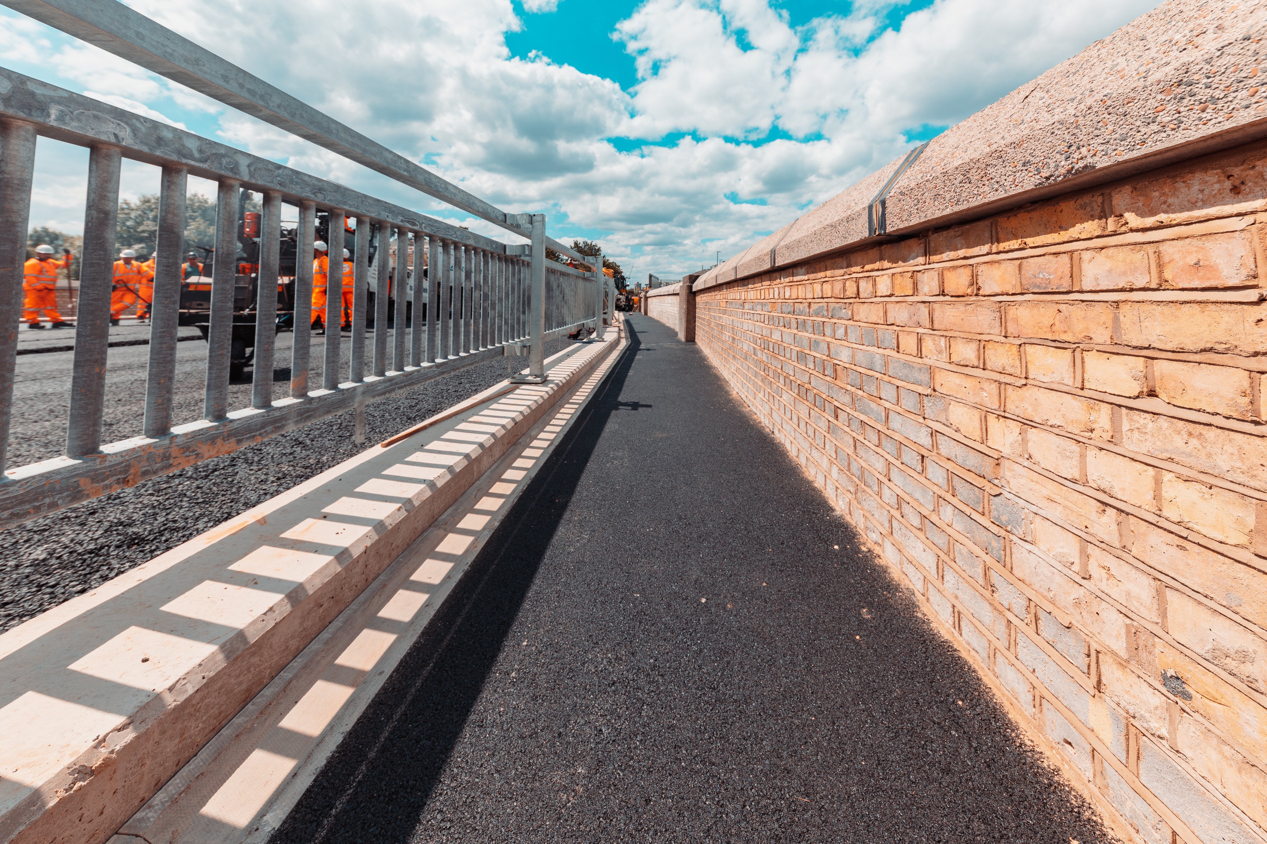 And finally... Balfour Beatty saves plastic bags from landfill with new cycle lane