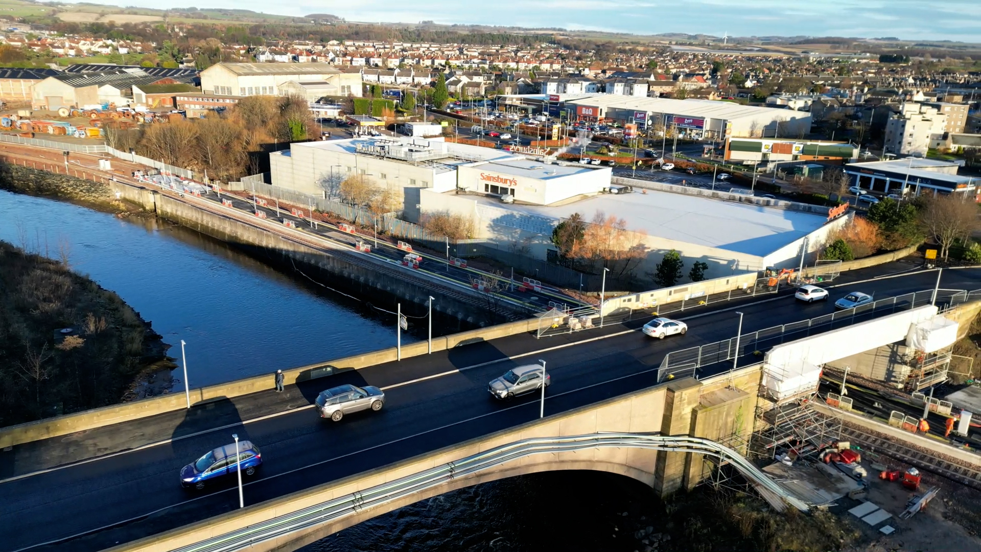 Bawbee Bridge re-opens earlier than planned