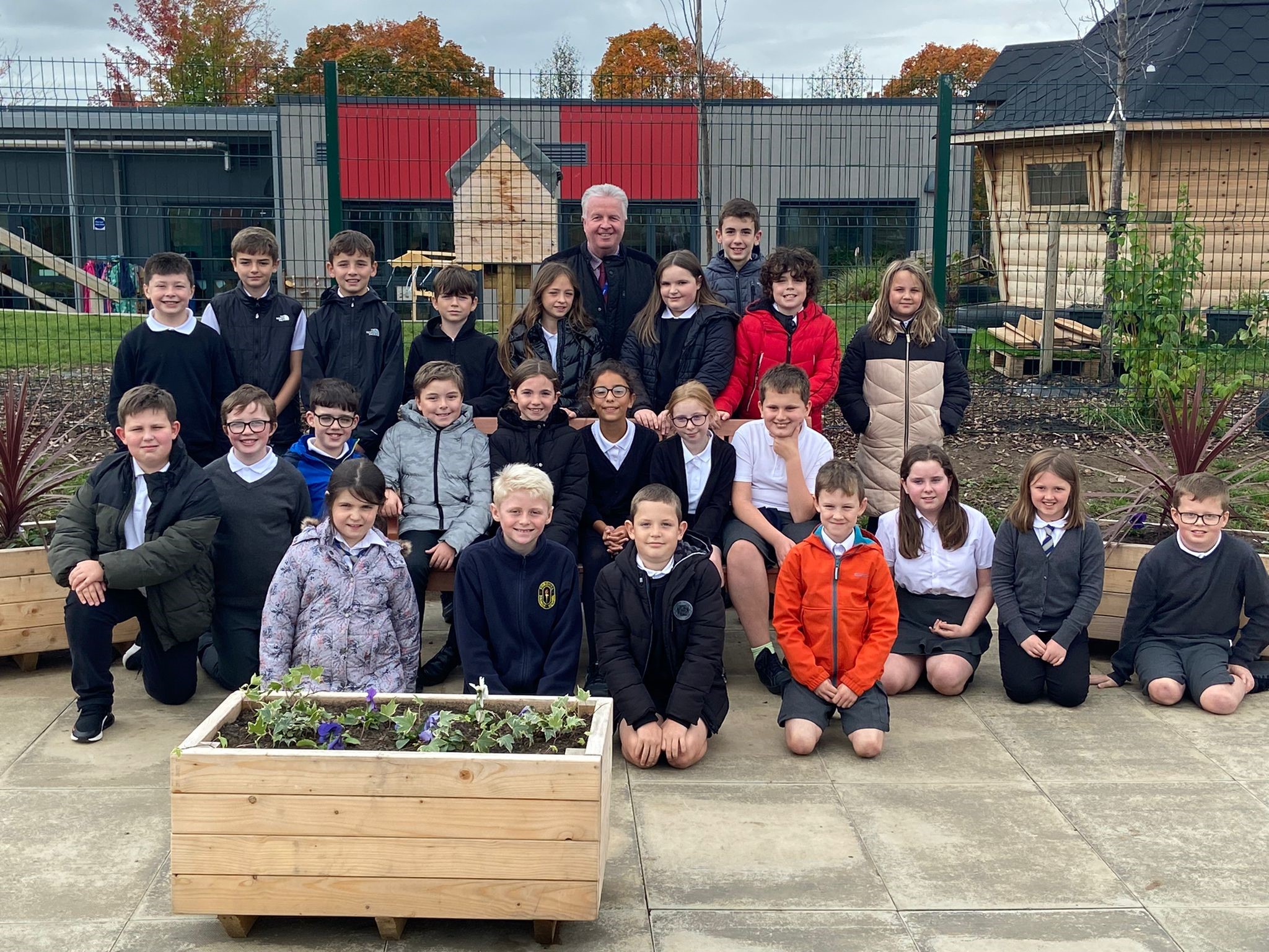 JR Group supports Ayr school with memorial garden