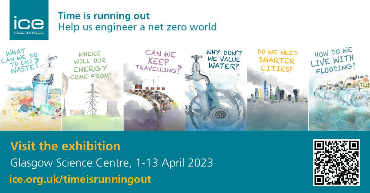 Institution of Civil Engineers to open Time is Running Out exhibition