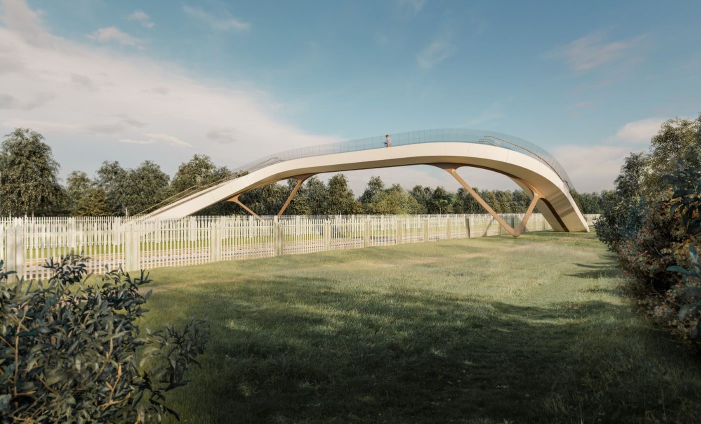 Network Rail unveils new circular footbridge design