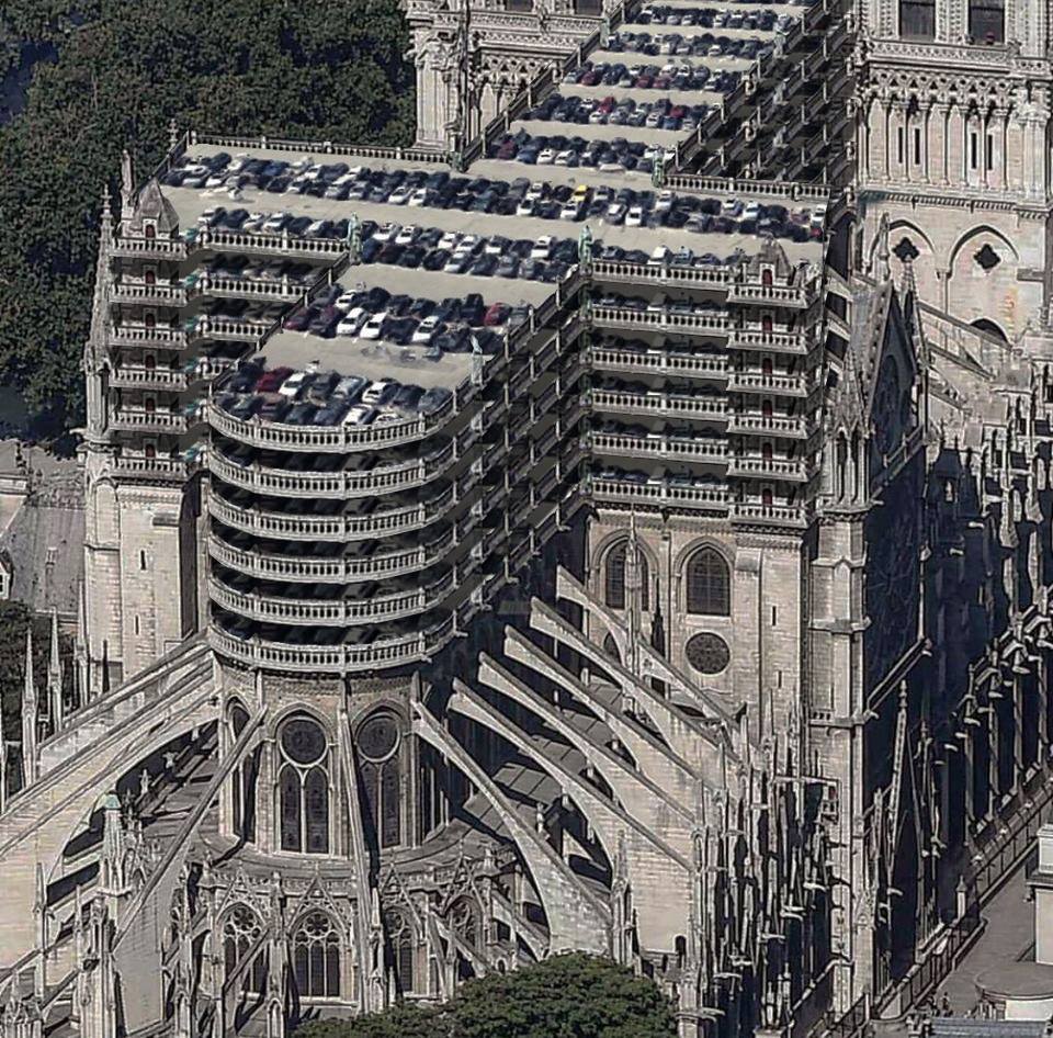 And finally... Bizarre design proposals for Notre-Dame