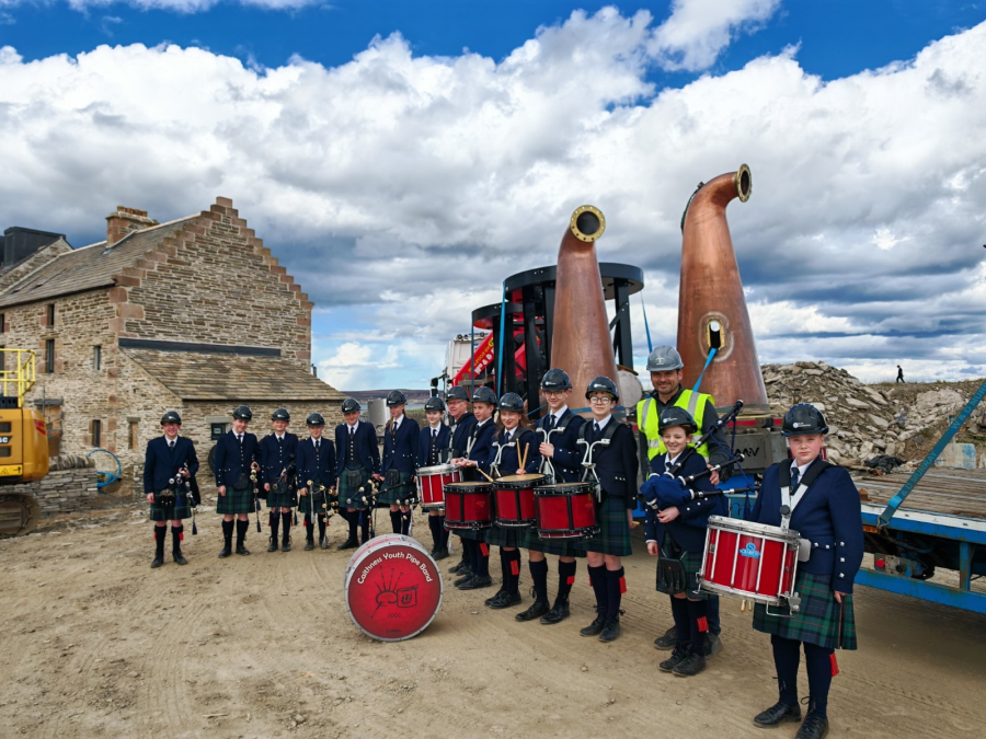 New milestone for Castletown distillery as copper stills arrive