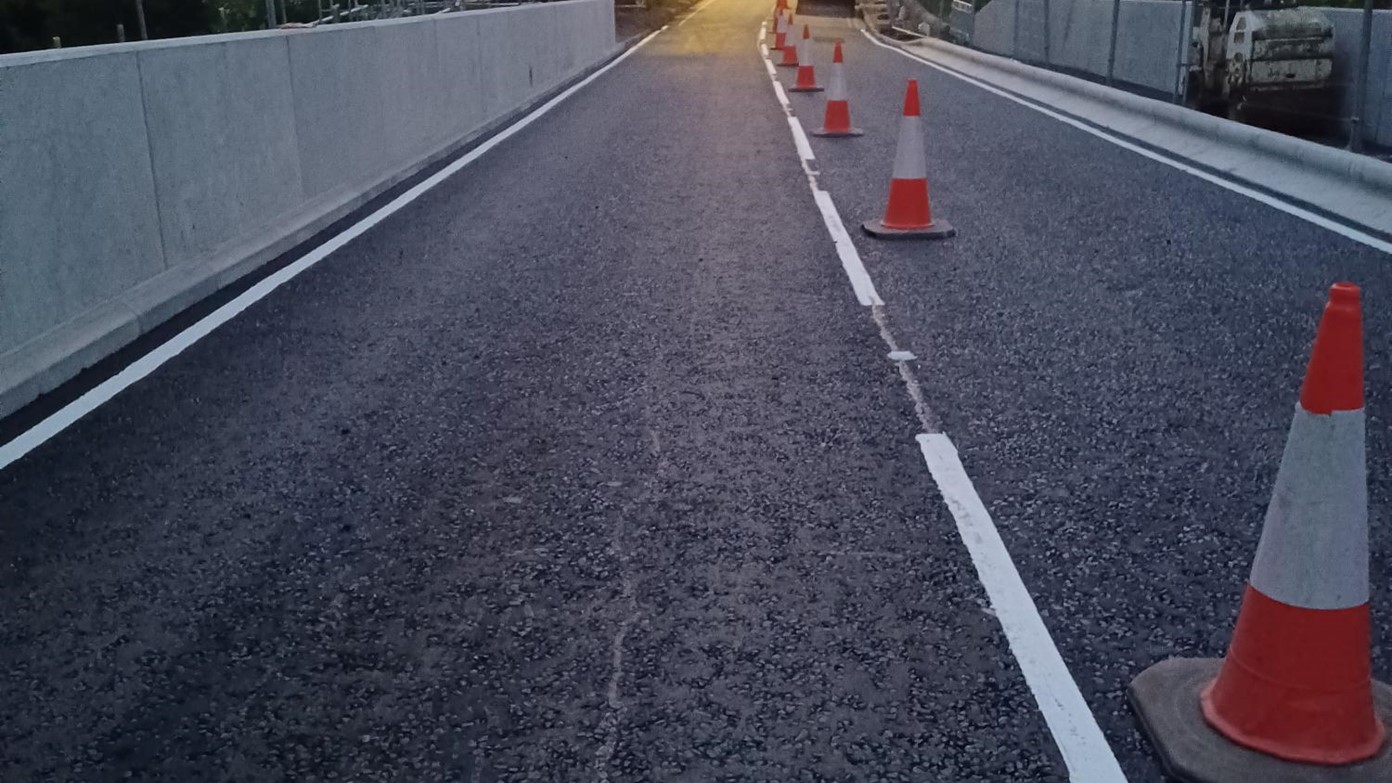 Catterburn Bridge re-opens to traffic