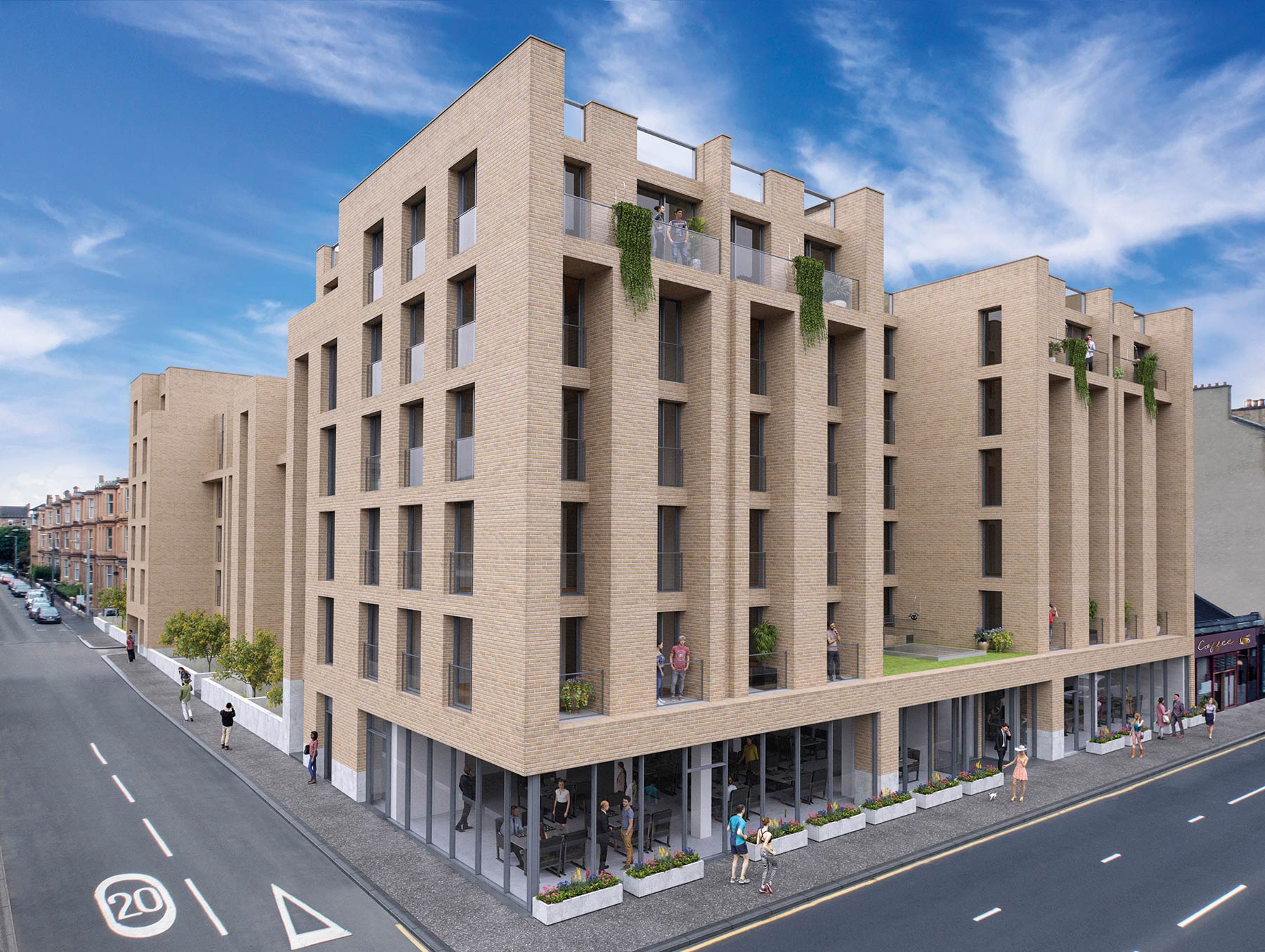 Student accommodation proposal to replace consented Glasgow city centre development