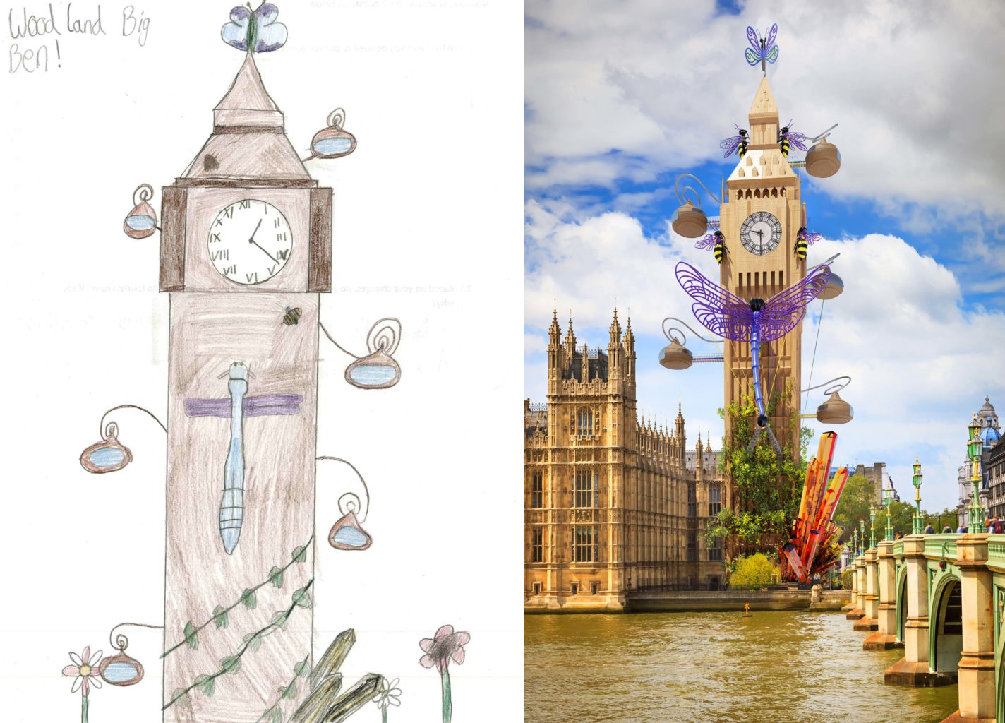 And finally... Kids reimagine some of London’s most famous landmarks