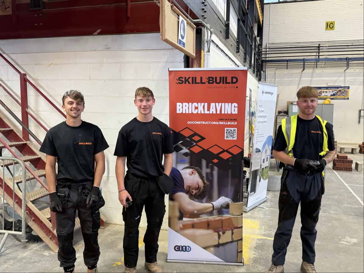 Dumfries and Galloway College bricklaying students impress at SkillBuild heat
