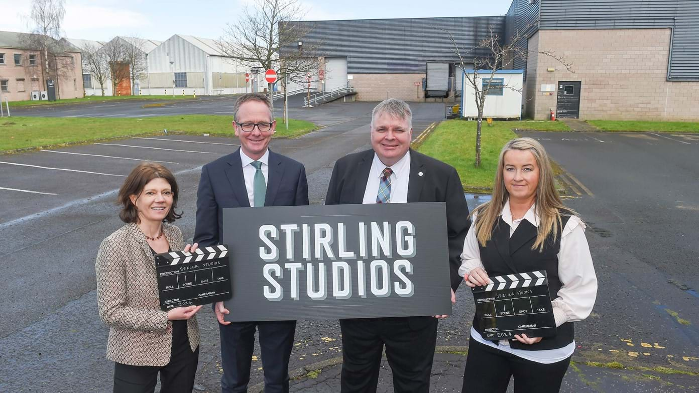 Stirling unveils studios plan for former MoD land