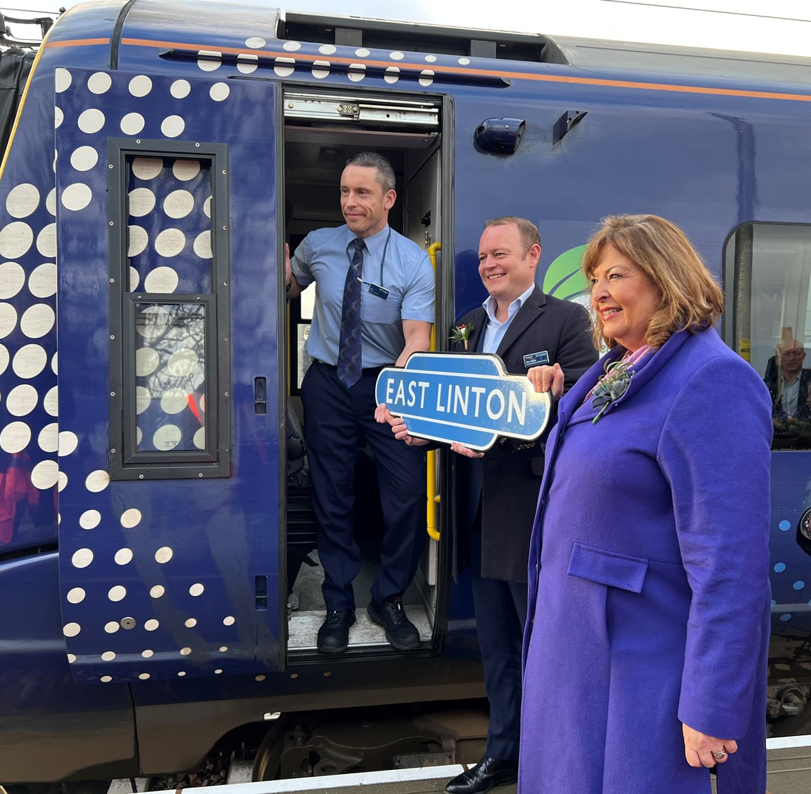 Transport minister opens new £15m railway station for East Linton