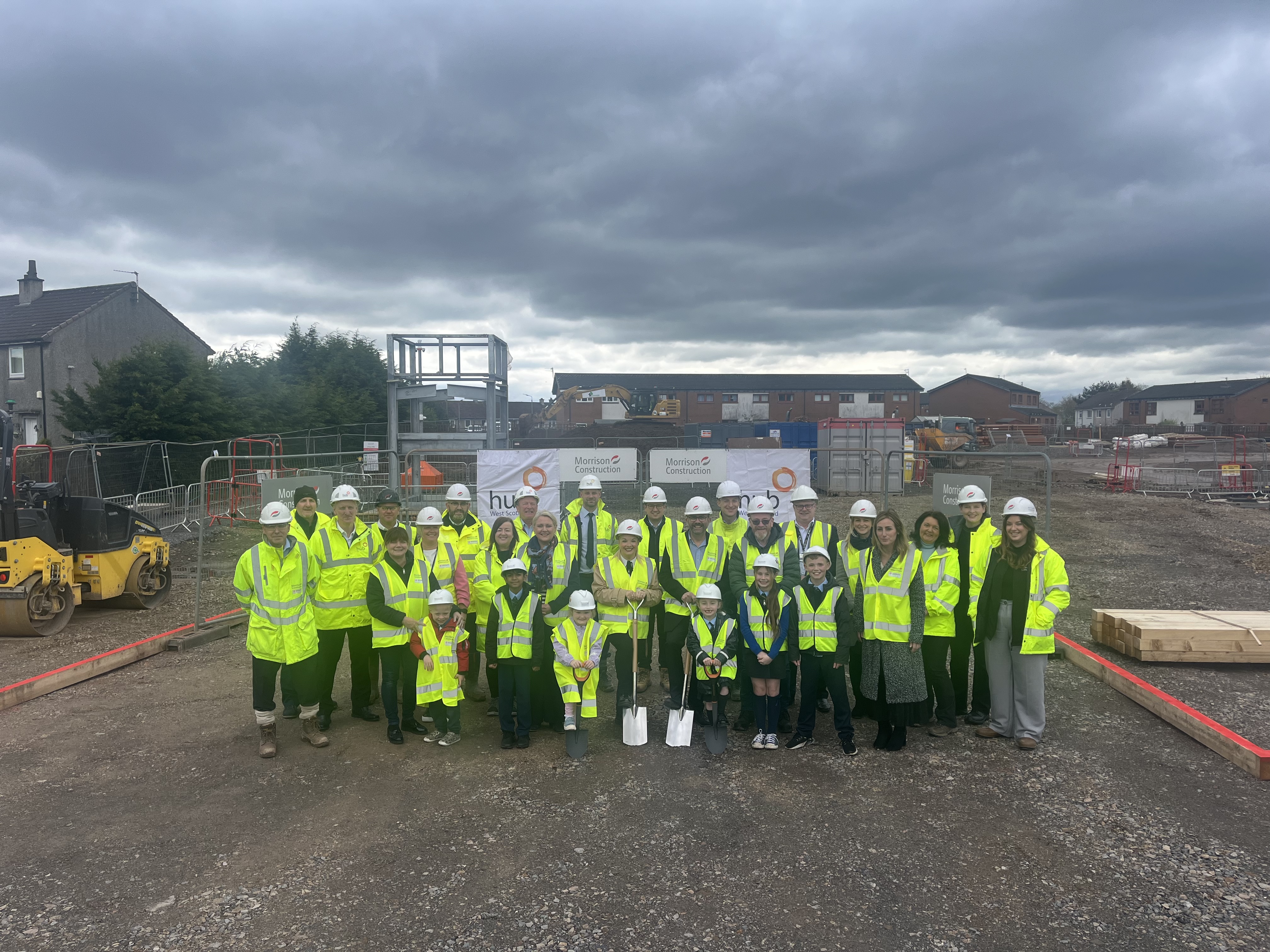 First sod cut at Faifley Community Campus