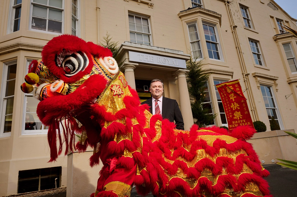 In Pictures: School celebrates Chinese New Year showcasing former hotel that will become part of the campus