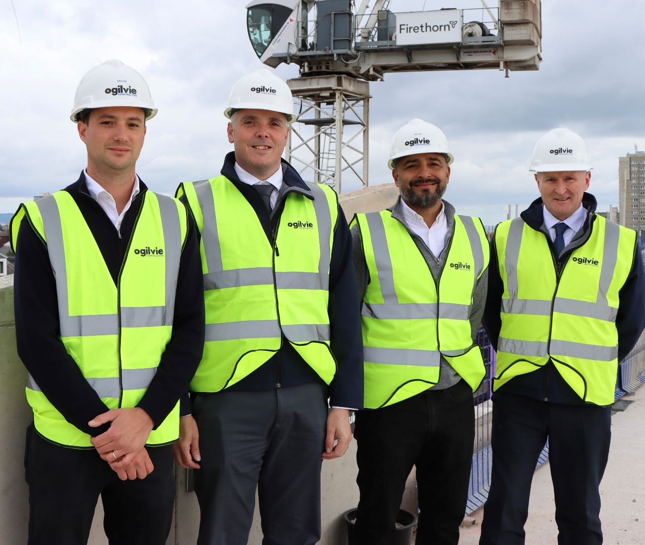 Firethorn Trust and Ogilvie Construction top out PBSA development in Edinburgh