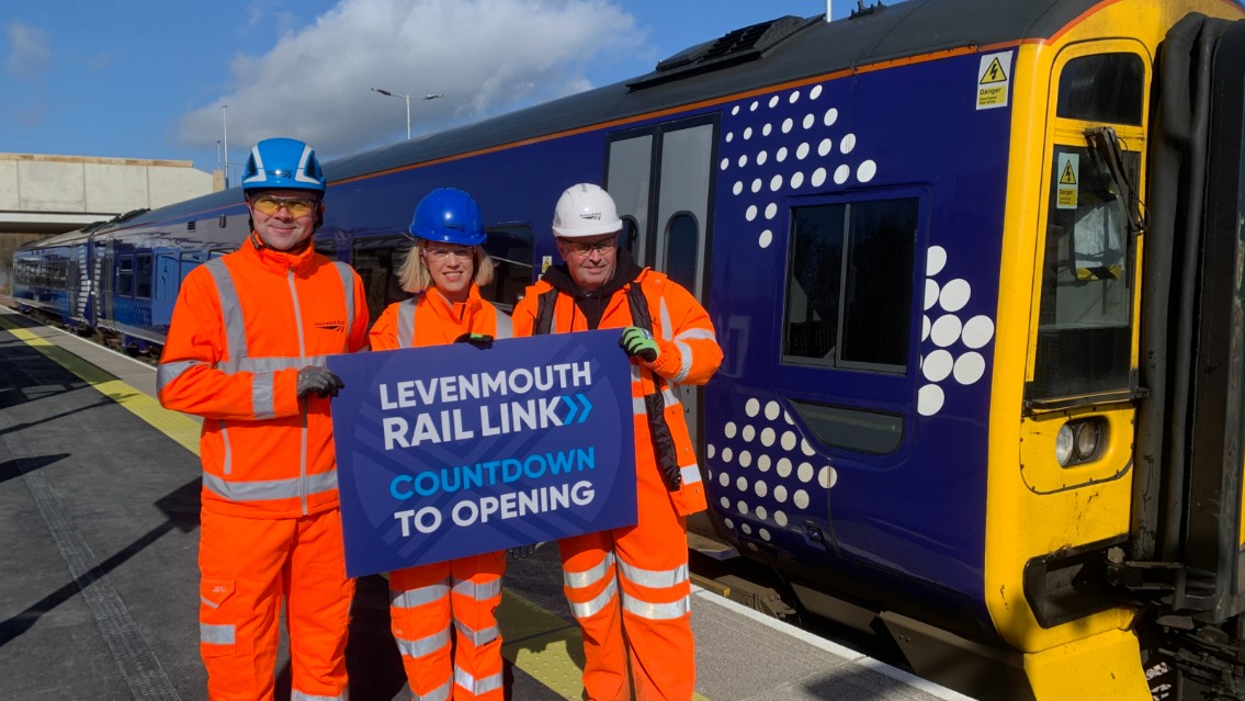Jenny Gilruth MSP sees Levenmouth rail link progress