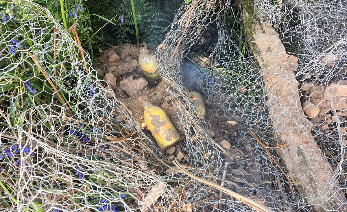 And finally... Engineers uncover stash of 'Dads Army' grenades