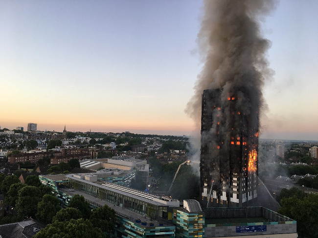 Combustible materials ‘clearly at fault’ for spread of Grenfell Tower fire
