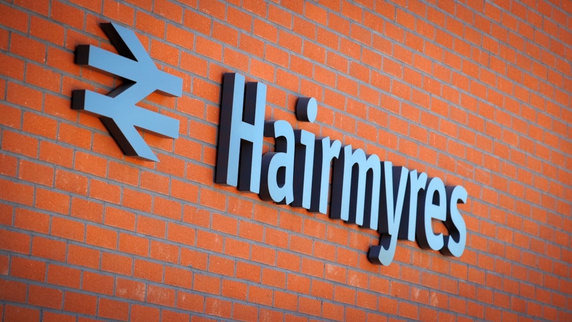 Railway reopens with new Hairmyres train station