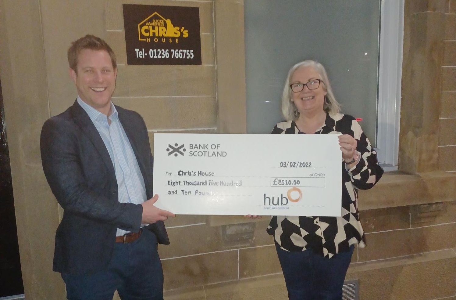 hub South West raises £8,510 from festive appeal