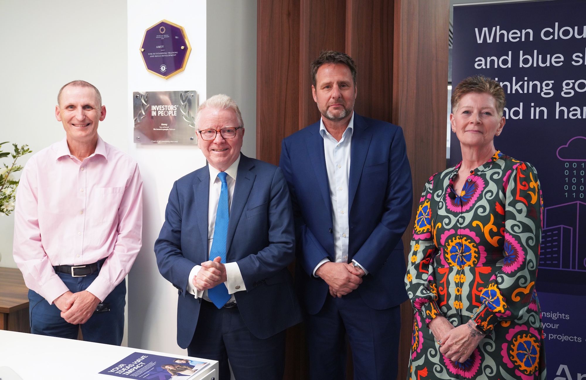 Amey earns Investors in People Platinum accreditation