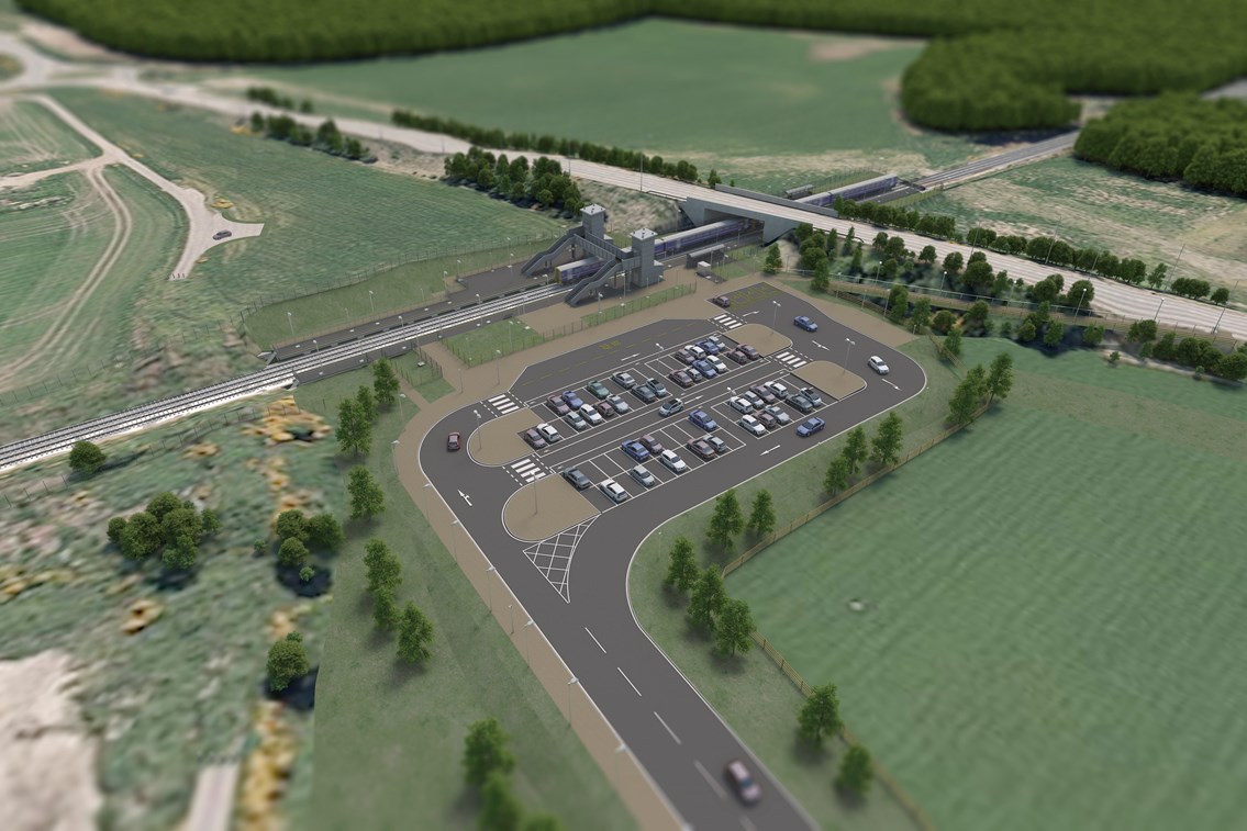 Work starts on Inverness Airport Station