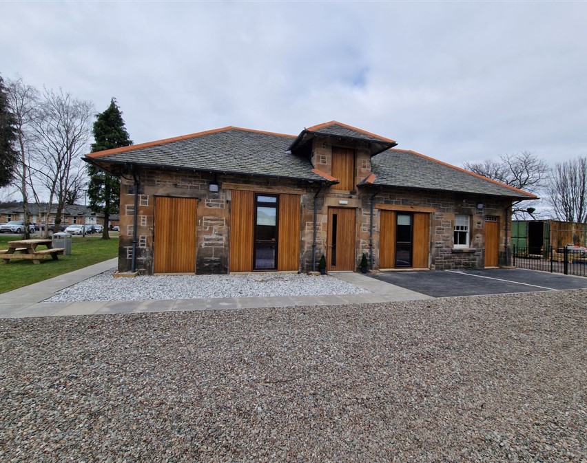 Boiler house transformed into community hub and training centre for Forth Housing Association