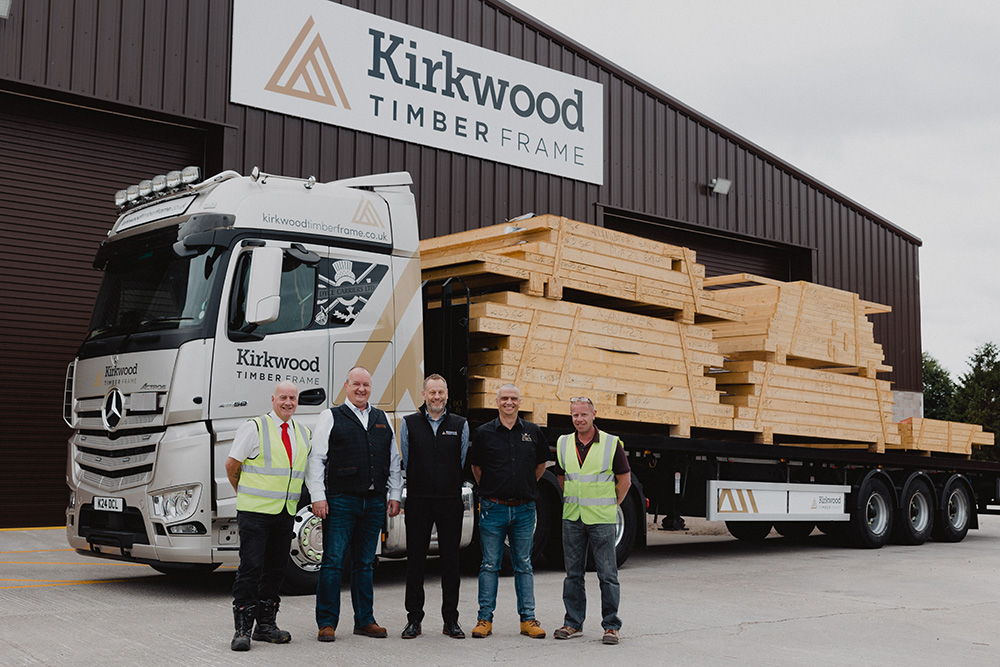 Kirkwood Timber Frame names Dyce Carriers as sole logistics partner
