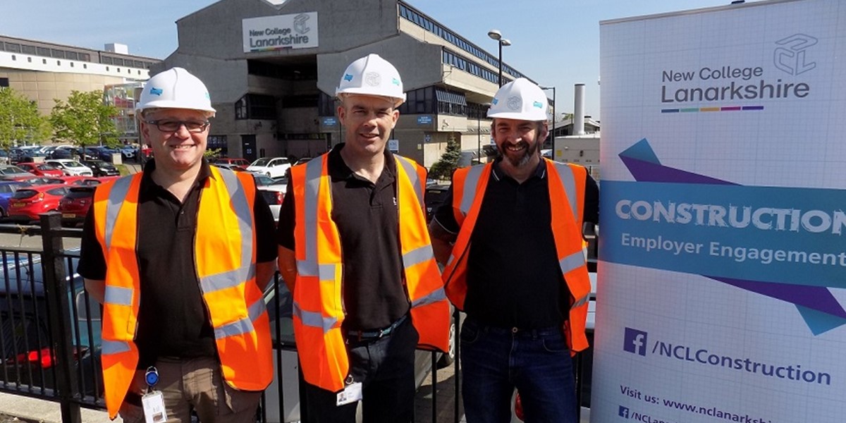 Construction skills course launched at New College Lanarkshire