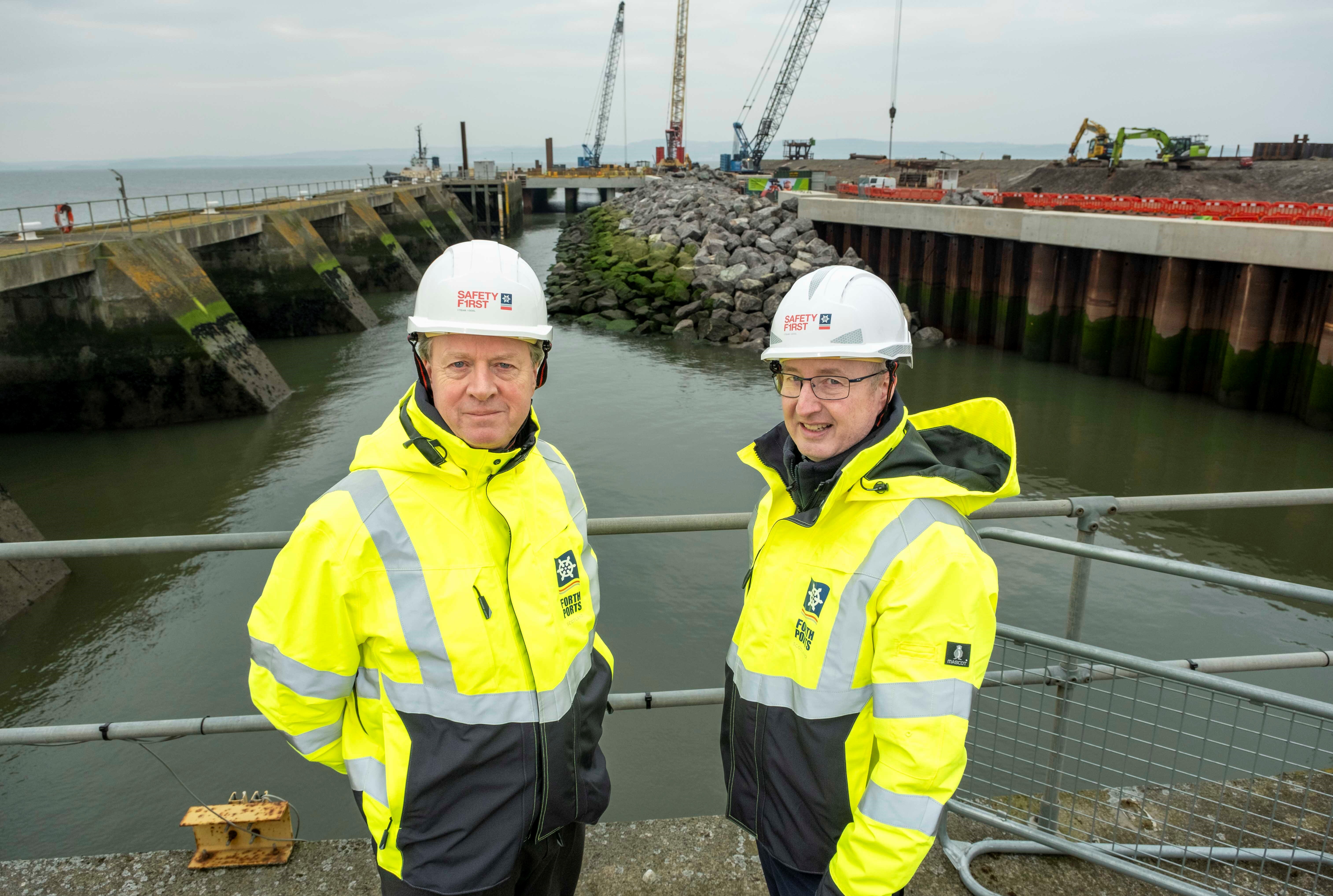 Scottish secretary visits Port of Leith renewables hub